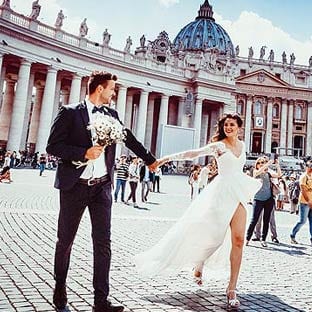 イタリア カップル 結婚