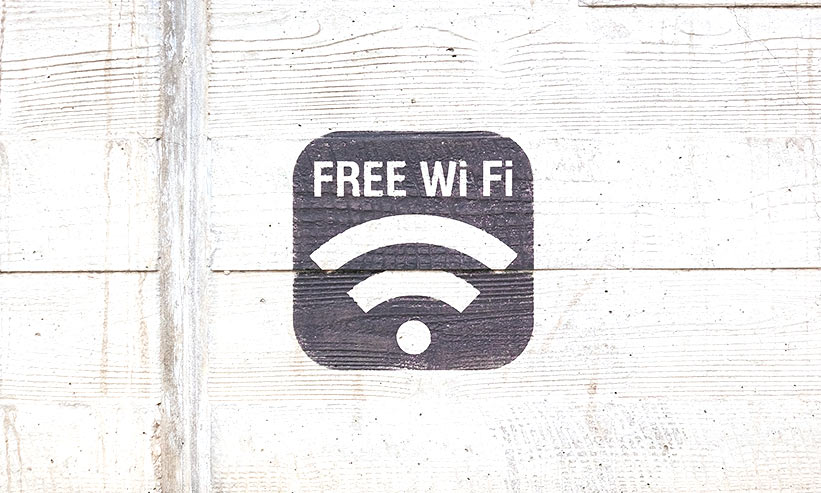 FREE WiFiのマーク